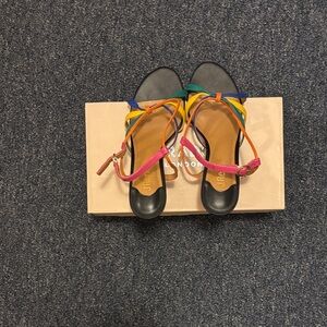 J.Renee Vibrant Multicolor Strappy Sandals